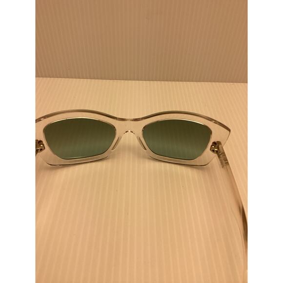 Prada Clear Cat Eye Sunglasses SPR 19M With Case - Picture 10 of 16